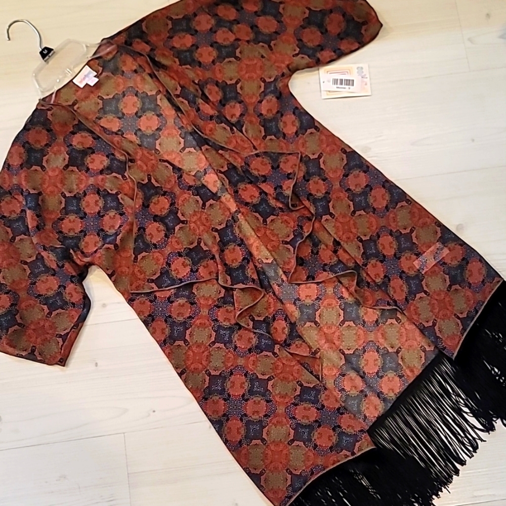 Lularoe Monroe kimono size small NWT